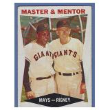 1960 Topps #7 Willie Mays Master & Mentor Giants