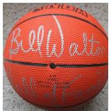 Bill Walton Signed Hall Of Fame 93 Mini Basketball