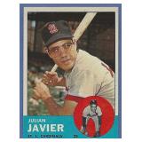 High Grade 1963 Topps #226 Julian Javier Cardinals