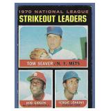 1971 Topps #72 K Ldrs Tom Seaver Bob Gibson Fergie
