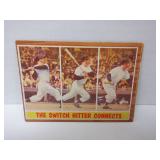 1962 TOPPS THE SWITCH HITTER CONNECTS #318