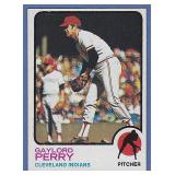 Sharp 1973 Topps #400 Gaylord Perry Cleve Indians