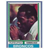 1974 Topps #10 Floyd Little Denver Broncos