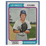Sharp 1974 Topps #451 Tommy John LA Dodgers