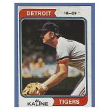 1974 Topps #215 Al Kaline Detroit Tigers