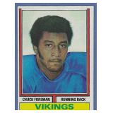 1974 Topps #113 Chuck Foreman RC Minnesota Vikings