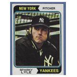 1974 Topps #66 Sparky Lyle New York Yankees