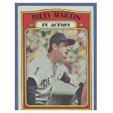 1972 Topps #34 Billy Martin IA Detroit Tigers