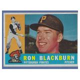 High Grade 1960 Topps #209 Ron Blackburn Pirates