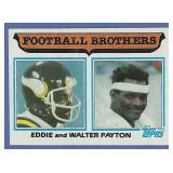 Sharp 1982 Topps #269 Eddie & Walter Payton Bears
