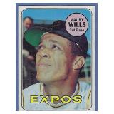 1969 Topps #45 Maury Wills Montreal Expos