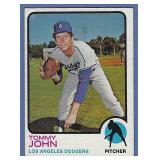 1973 Topps #258 Tommy John Los Angeles Dodgers