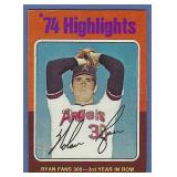 1975 Topps #5 Nolan Ryan HL California Angels
