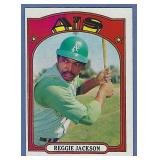 Sharp 1972 Topps #435 Reggie Jackson Oakland A's