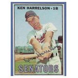Nice 1967 Topps #188 Ken Harrelson Senators