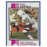 1973 Topps #511 Paul Warfield Miami Dolphins