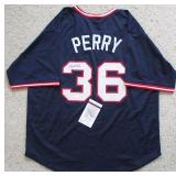 Gaylord Perry Signed Cleveland Indians Jersey JSA