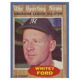 1962 Topps #475 Whitey Ford AS New York Yankees