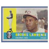 High Grade 1960 Topps #434 Brooks Lawrence Reds