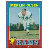 1971 Topps #125 Merlin Olsen Los Angeles Rams