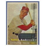High Grade 1957 Topps #404 Harry Anderson Phillies