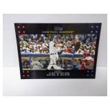 2007 TOPPS DEREK JETER #40 GEORGE BUSH, MANTLE VAR