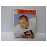 1966 PHILADELPHIA DICK BUTKUS #31 ROOKIE. CREASE
