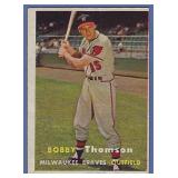 1957 Topps #262 Bobby Thomson Milwaukee Braves