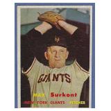 High Grade 1957 Topps #310 Max Surkont NY Giants