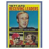 1972 Topps #5 Passing Leaders Fred Biletnikoff