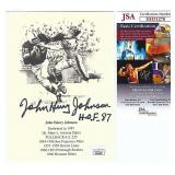 John Henry Johnson Signed HOF Card JSA Authentic