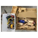 Thomas Train and Match Box Cars