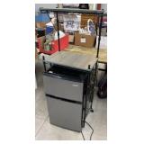 Dorm Refrigerator, Freezer, and Stand