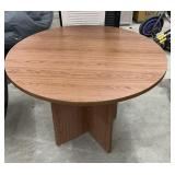 Round Brown Table