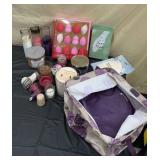Plum Perfect Square Thirty-On Bag, Candles