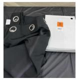Black 84 inch Curtains (2 panels)
