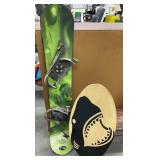 Snowboard and Skim Board