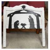 Twin Headboard Nativity Sign