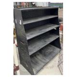 4 Shelf Black Bookshelf