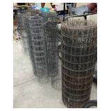 Nine Pieces of Welded Wire Fencing