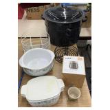 Black Canner, Corelle Dishes