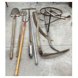 Garden Tools and Tomato Cages