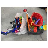 Bag Nerf Guns, Crate Water/Sand Toys