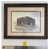 Small Framed Fred Thrasher Artwork