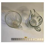 2 Glass Pitchers