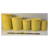 Tupperware 5 Canister set  Tupperware Biscuit Mat