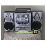 Technosonic Record Player Radio Dual Cassette Deck