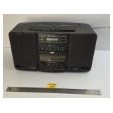Sharp 6 CD Disc Changer Radio Cassette