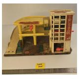 Vintage Fisher Price Little People Service Center