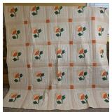 Two Vintage Quilt With Tote